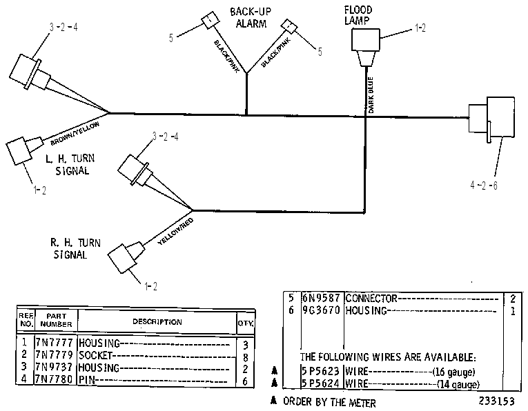 Жгут проводов 6G5959 CAT