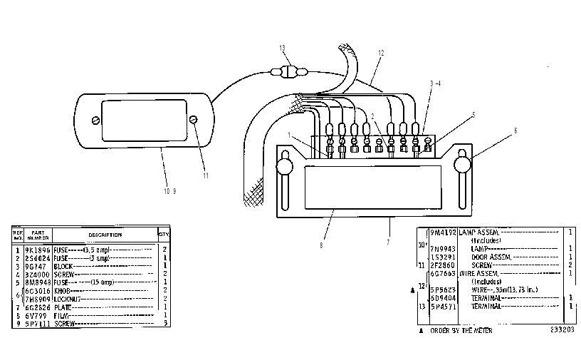 Проводка кабины 6G5810 CAT