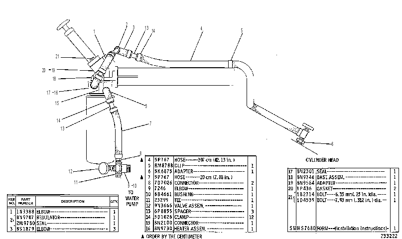 HEATER GP-FUEL 1N3374 CAT