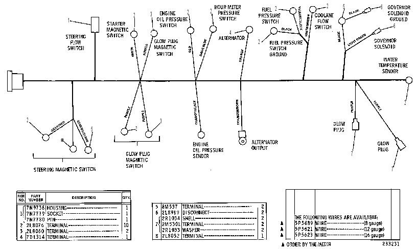 Жгут проводов 6G8331 CAT