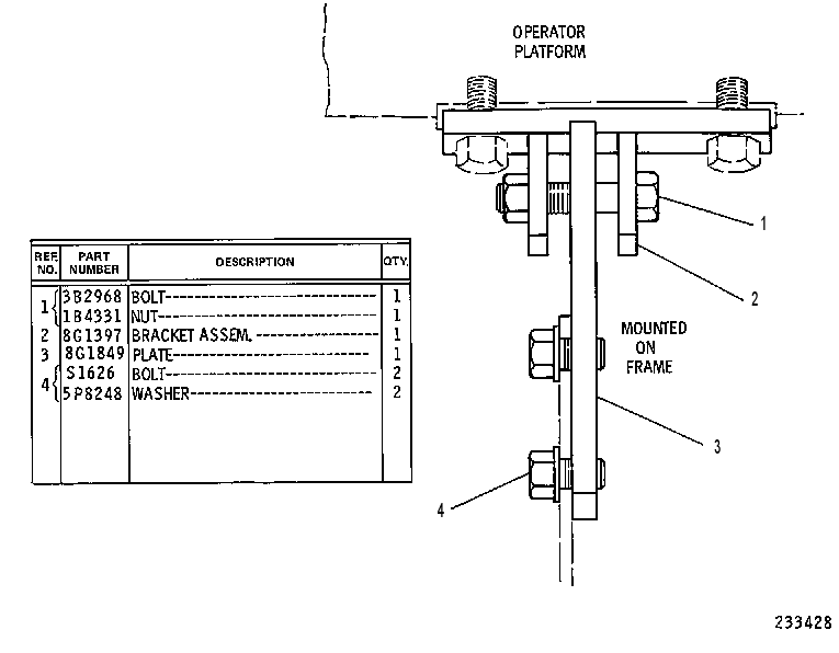 BRACE GP 8G1847 CAT