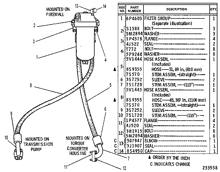 FILTER & LINES GP 2V4266 CAT