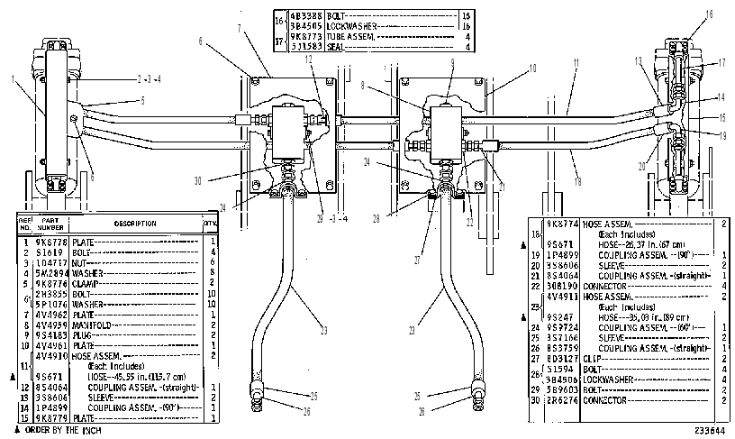 Трубопроводы ковша 3V8705 CAT