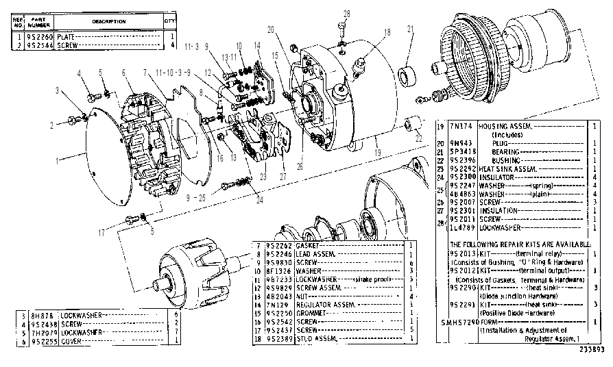 Генератор зарядный 3T1888 CAT