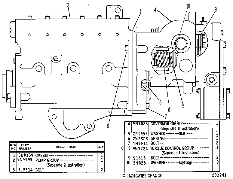 Регулятор и ТНВД 9N6005 CAT