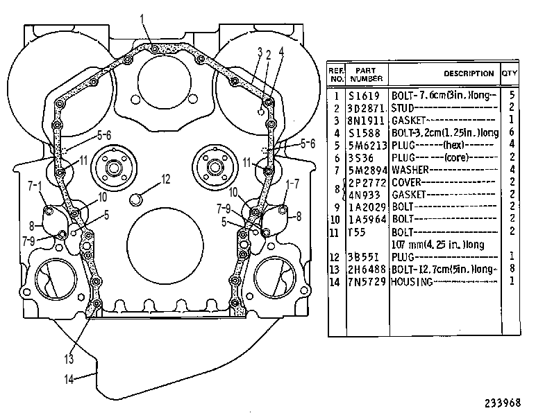 FLYWHEEL HOUSING GROUP 1N4652 CAT