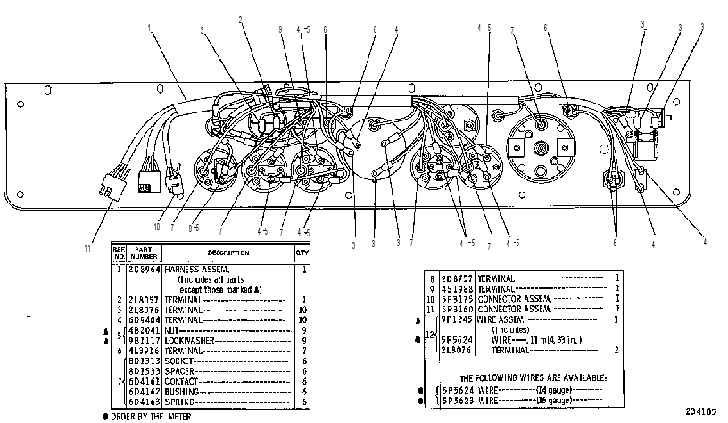 Панель приборов 6G8460 CAT