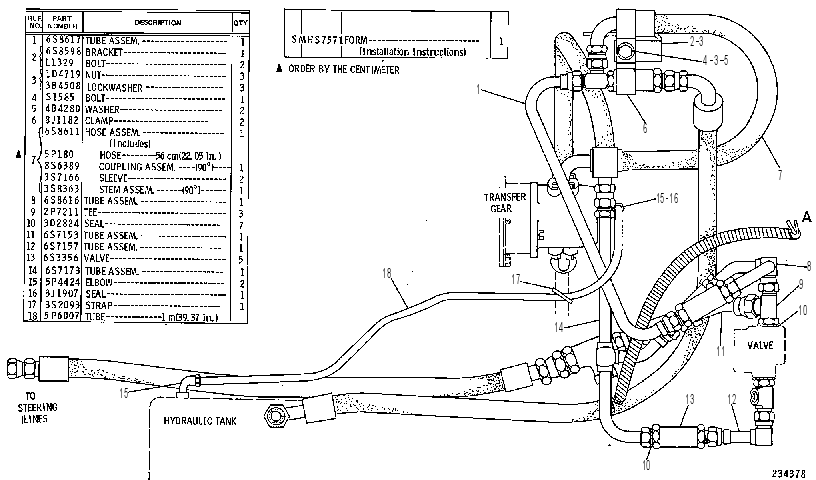 PUMP & LINES GP 5G3725 CAT