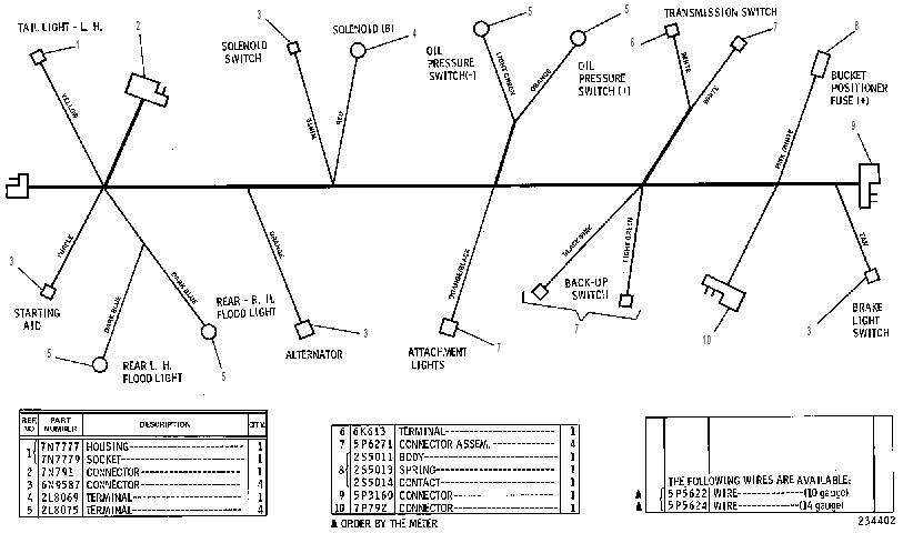 Жгут проводов 5G3369 CAT