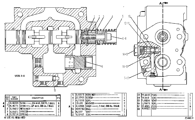 Клапан 1U4050 CAT