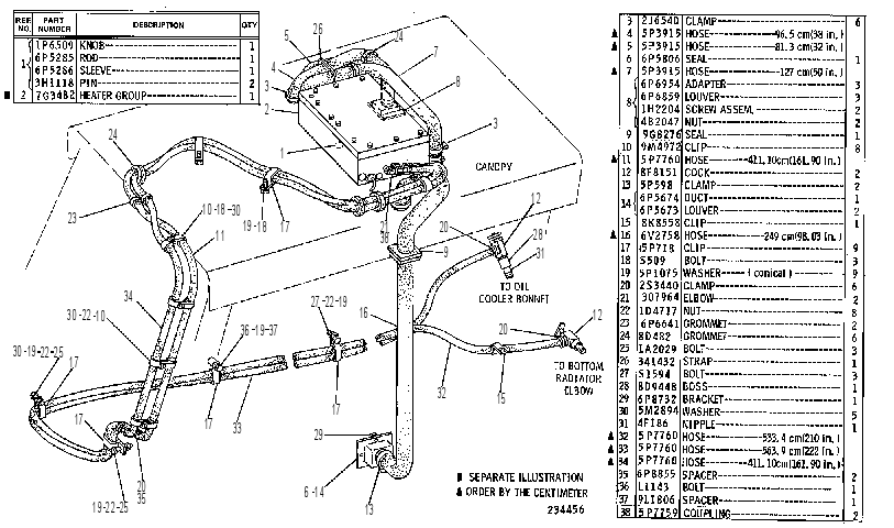 Отопитель кабины 9G9060 CAT