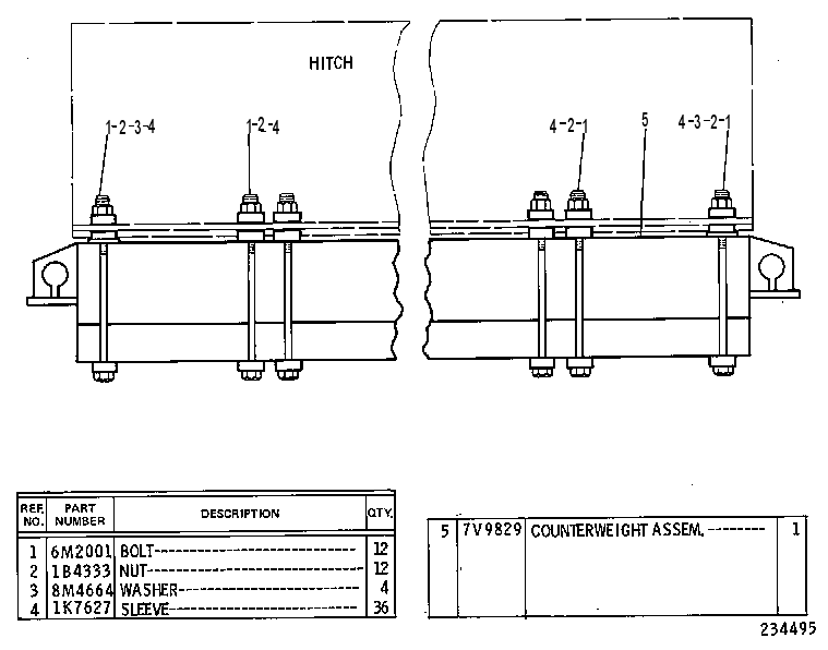 Противовес 7V9828 CAT