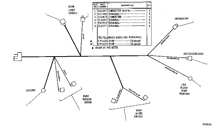 Жгут проводов 7V0083 CAT