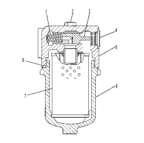FILTER GP-TRANSMISSION 9P1509 CAT