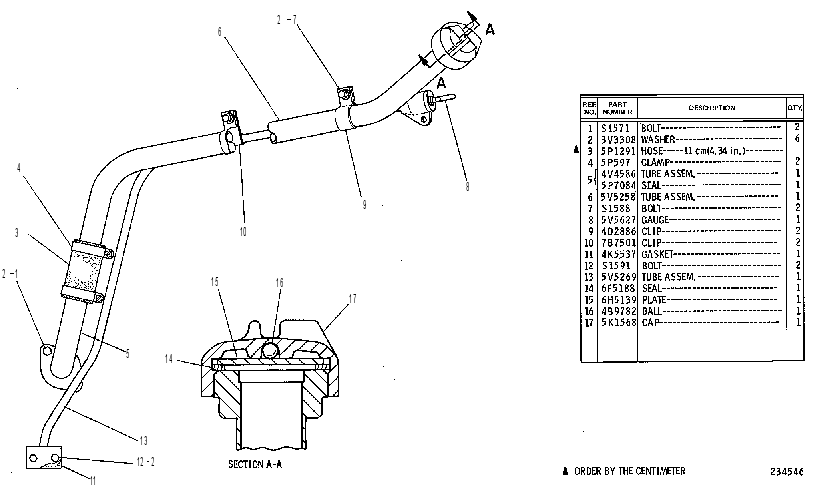 Заливная горловина масла трансмиссии 3V0124 CAT