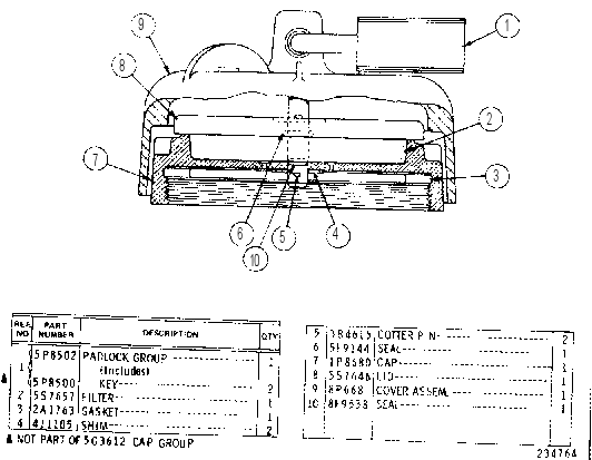 Колпачок защитный 5G3612 CAT