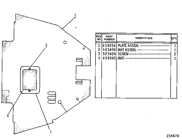 FLOOR MAT GP-CAB 5G3493 CAT