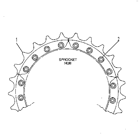SEGMENT GP-SPROCKET 7P7647 CAT