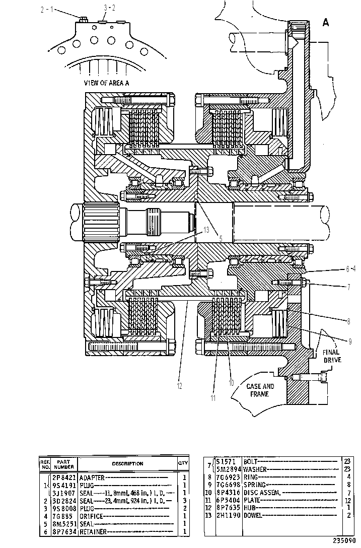 CLUTCH & BRAKE GP-STEERING 6P6359 CAT