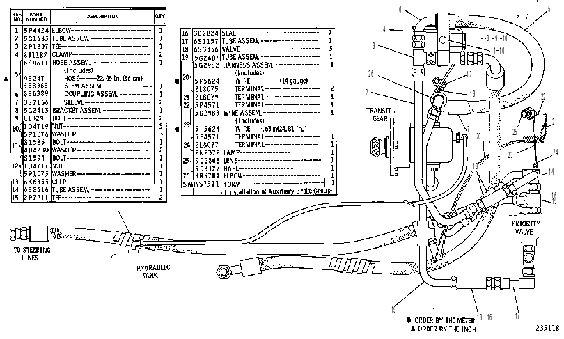 PUMP & LINES GP 5G3726 CAT