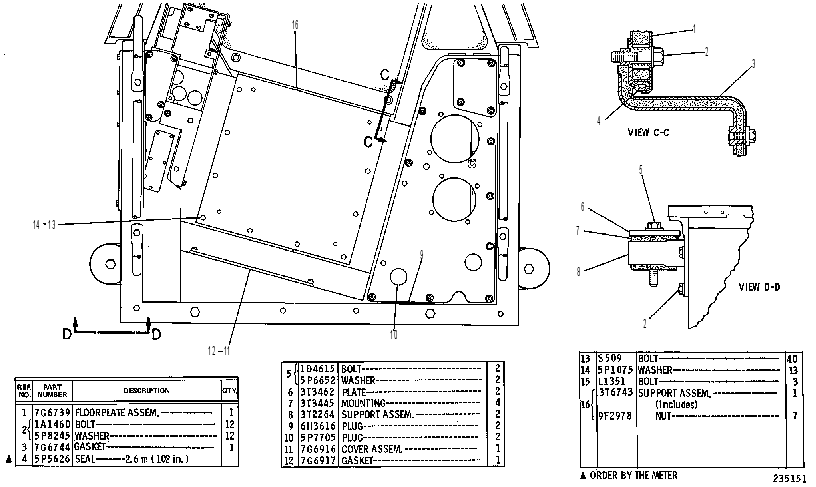 Площадка 9G5115 CAT