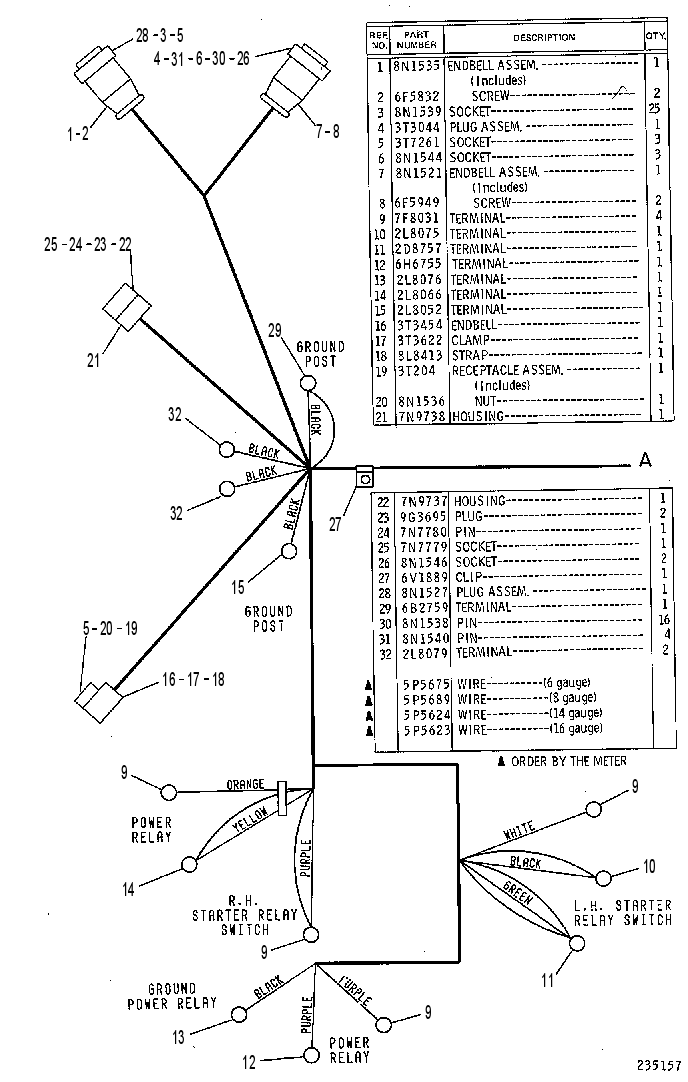 HARNESS AS-DASH 3T7394 CAT