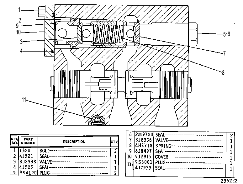 Клапан 3G9769 CAT