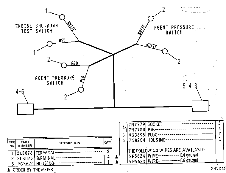 Жгут проводов 7G6364 CAT