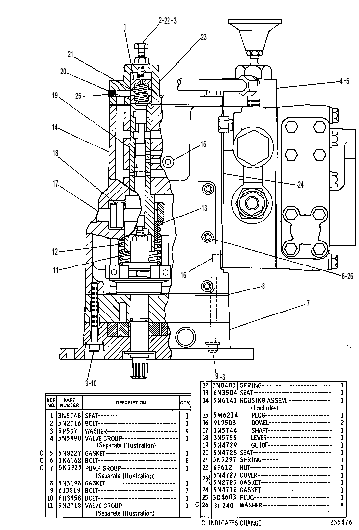 SHUTOFF GP-CONTROL 5N5330 CAT