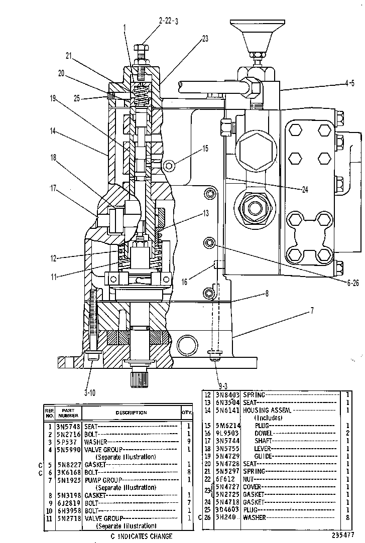 SHUTOFF GP-CONTROL 5N5338 CAT