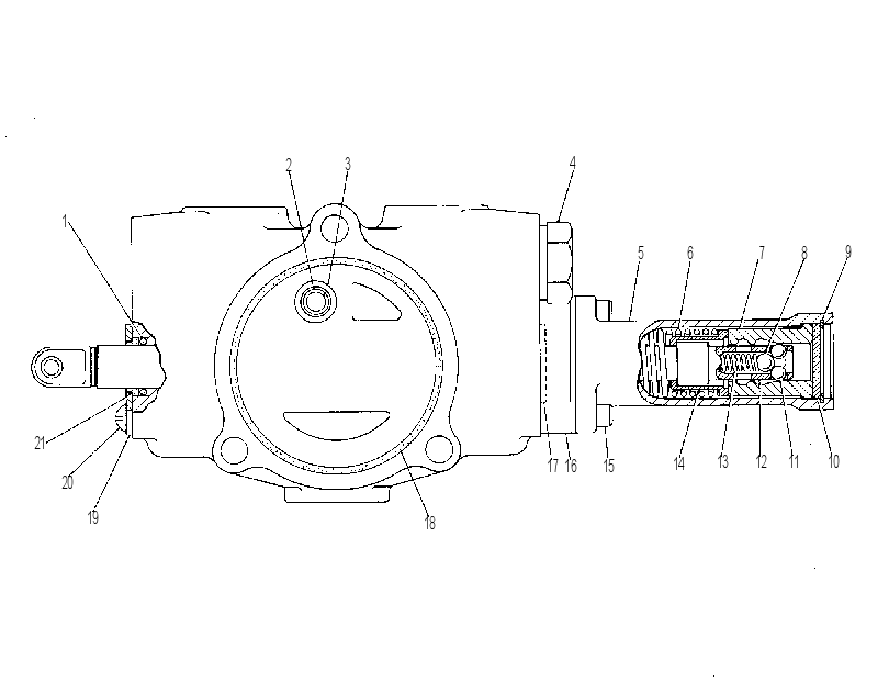 Клапан управляющий 4T0484 CAT