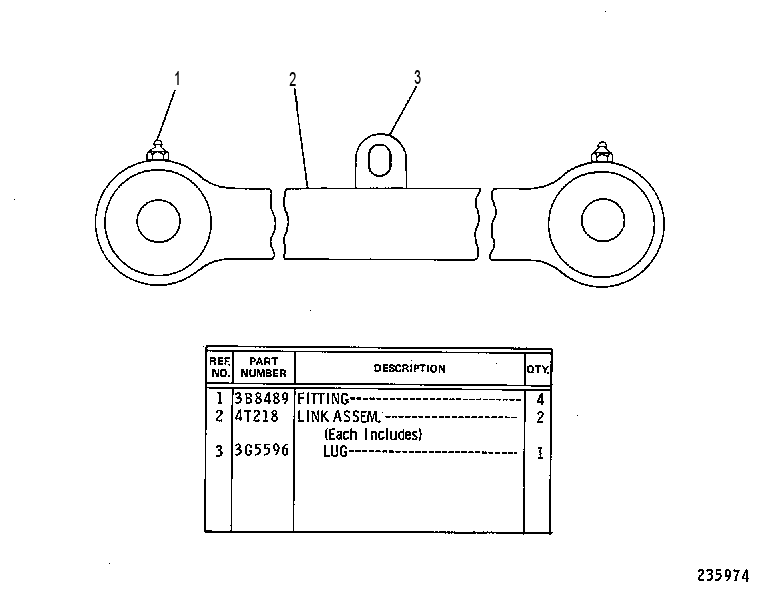 LINK GP 4T0198 CAT
