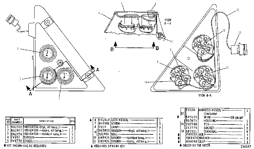 GAUGE GP-TEMPERATURE 5V7181 CAT