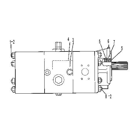 Насос шестерённый 3G1233 CAT