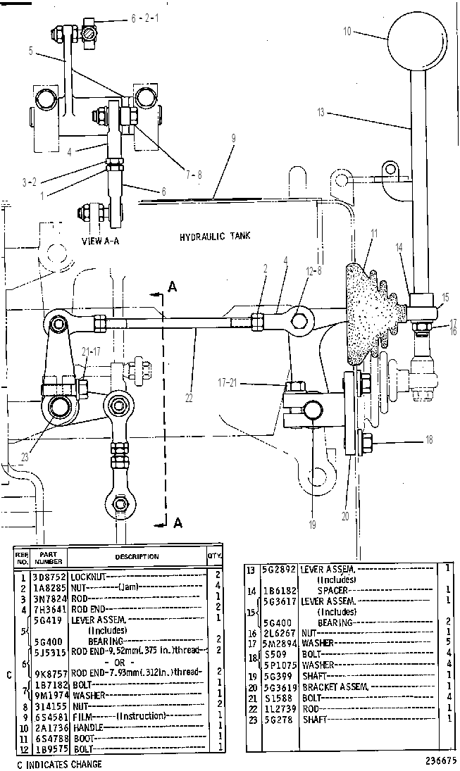 Управление гидравликой 5G3476 CAT