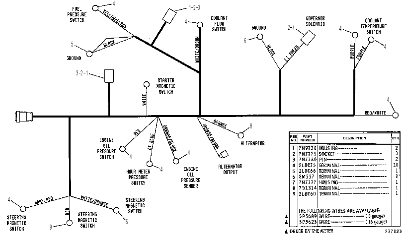 HARNESS 6G6639 CAT