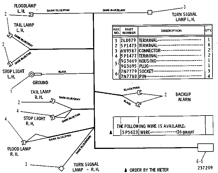Жгут проводов задний 8V2691 CAT