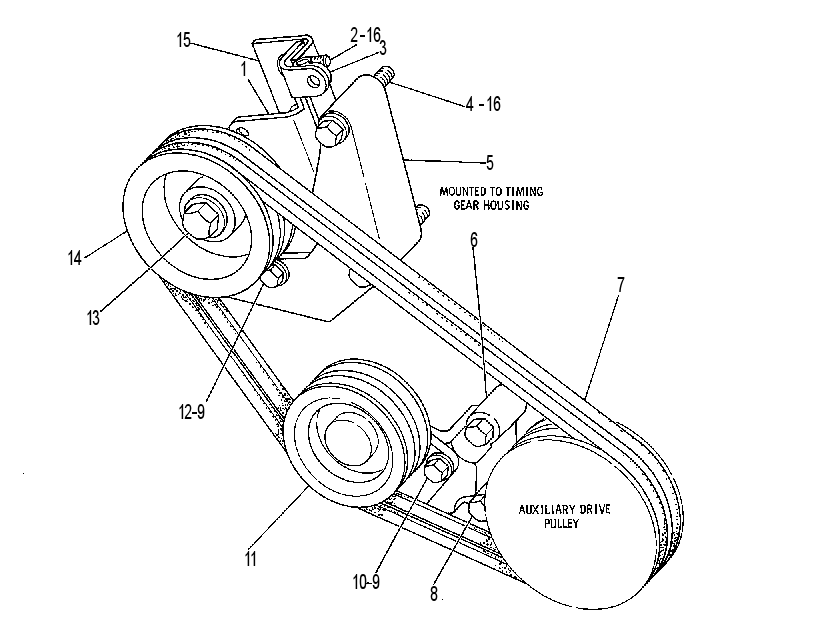 MOUNTING GP-HYD STEERING 1W9110 CAT