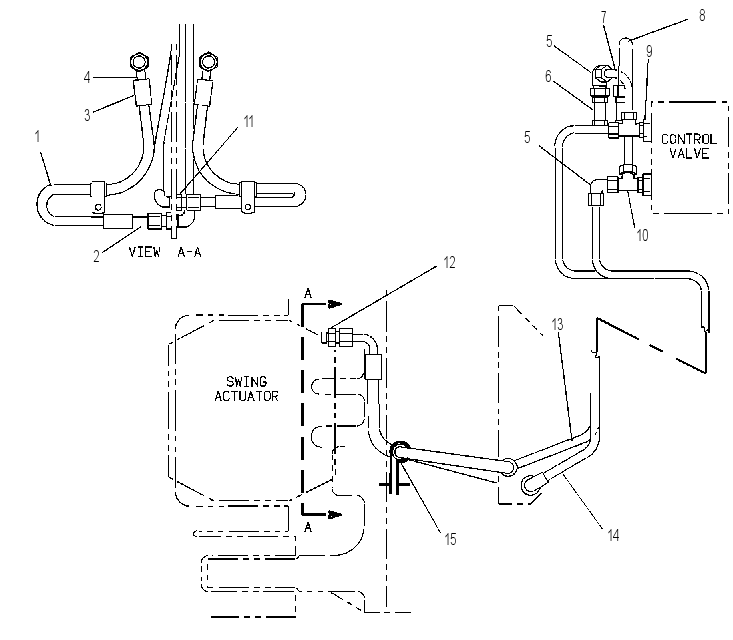 LINES GP-SWING ACTUATOR 5G3679 CAT