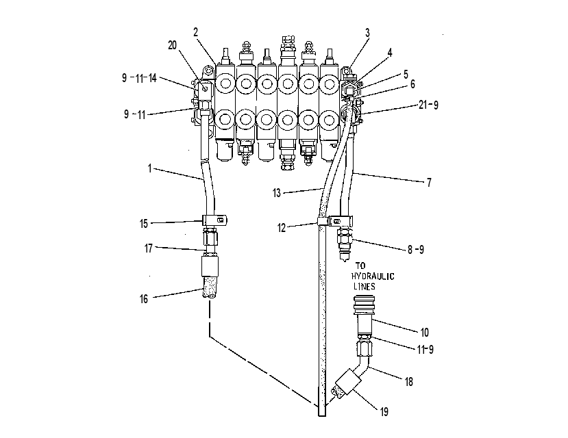 VALVE & LINES GP 5G3687 CAT