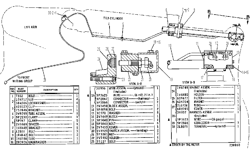 BUCKET POSITIONER GROUP 1V8749 CAT