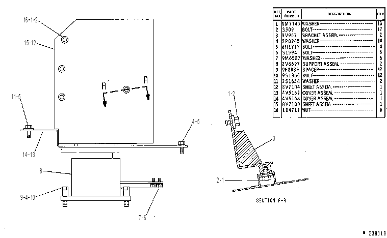 CONVERSION AR-NON-ROPS 8V7103 CAT