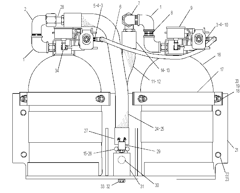 CYLINDER & VALVE GP-FIRE SUPPR 7V9816 CAT