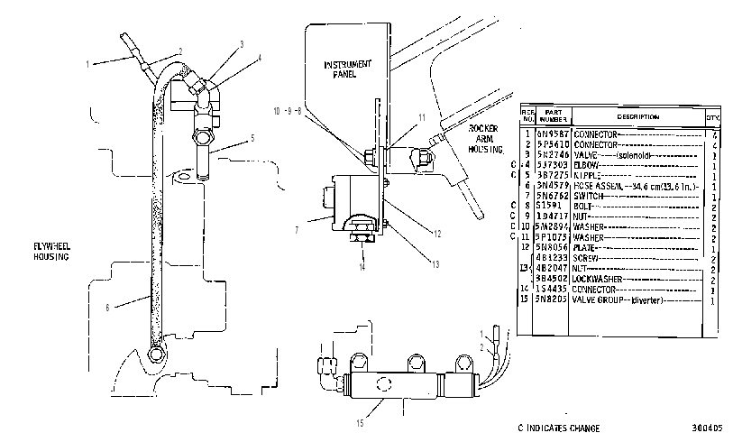 Управление пневмопуском 5N8165 CAT