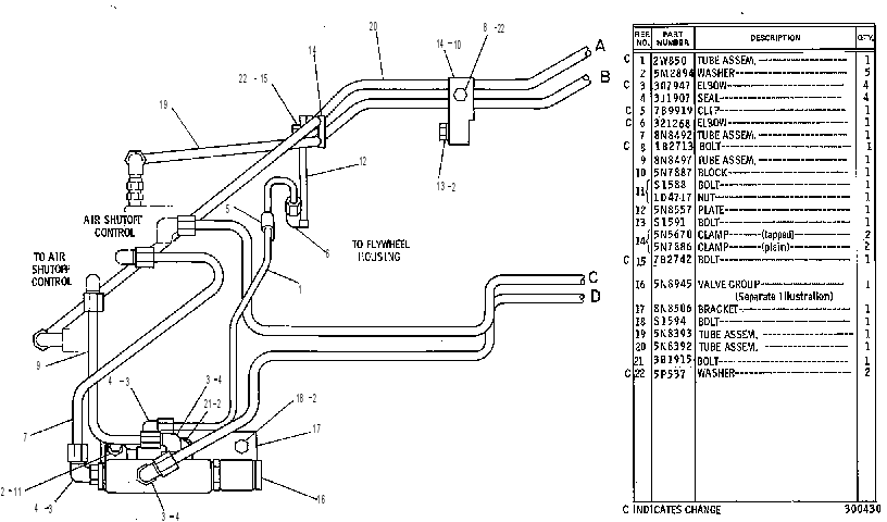 LINES GP-SHUTOFF 5N6089 CAT