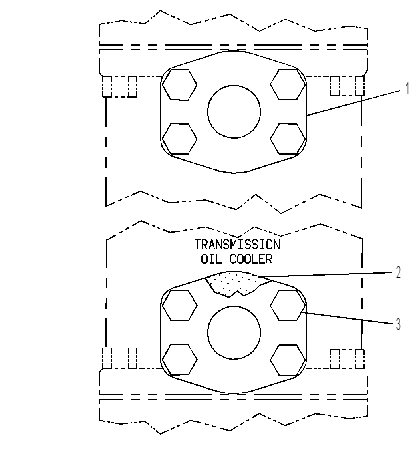 FLANGE GP-XMSN OIL COOLER 1W6273 CAT