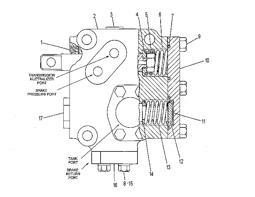 VALVE GP-BRAKE NEUTRALIZER 4T3128 CAT