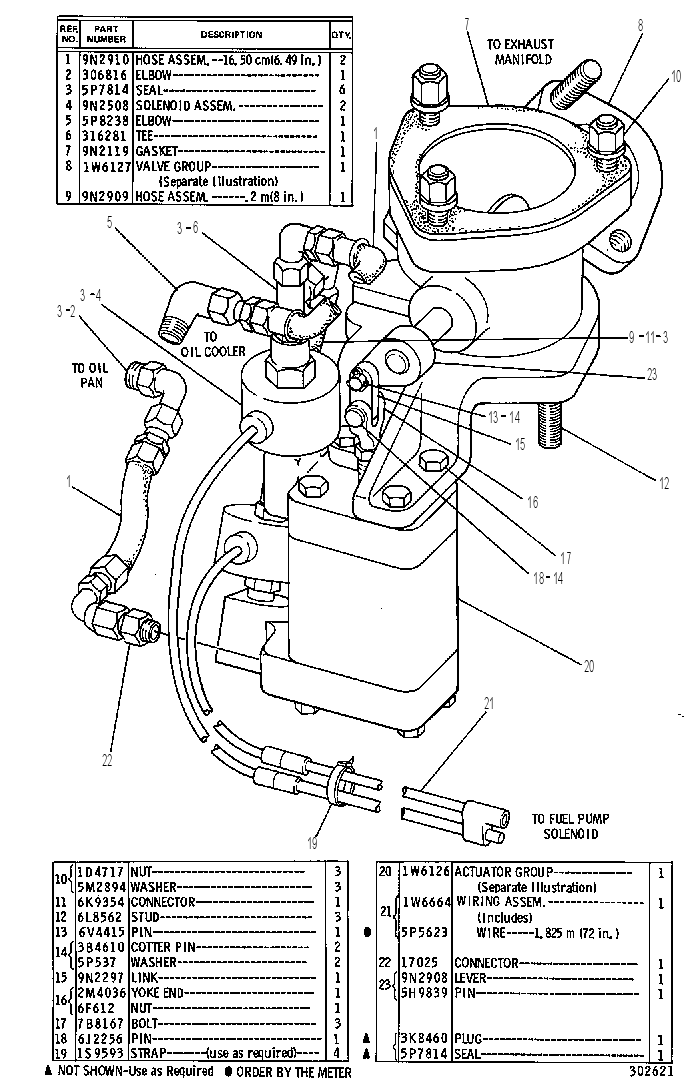 CONTROL GP-EXHAUST GAS 1W6124 CAT