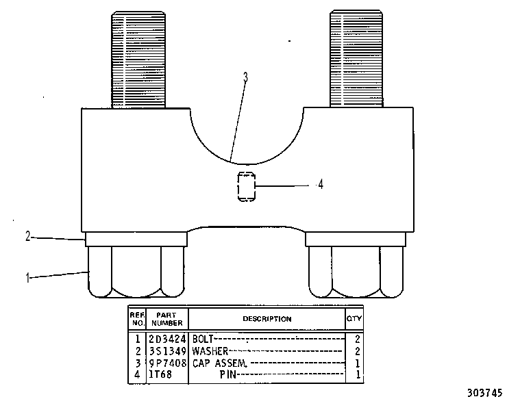 Колпак направляющего колеса гусеницы 3T0633 CAT