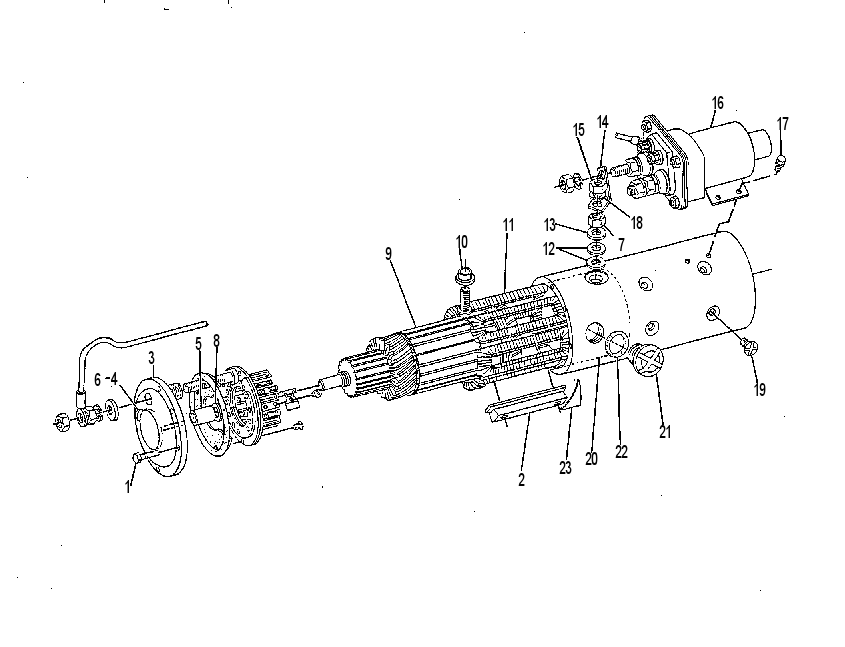 Стартер электрический 3T8949 CAT